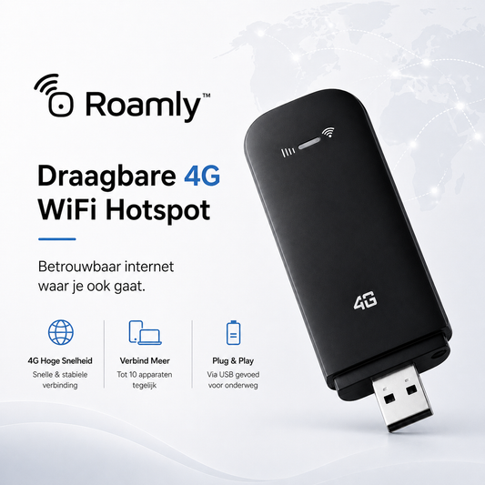 Roamly™ Draagbare 4G WiFi Hotspot