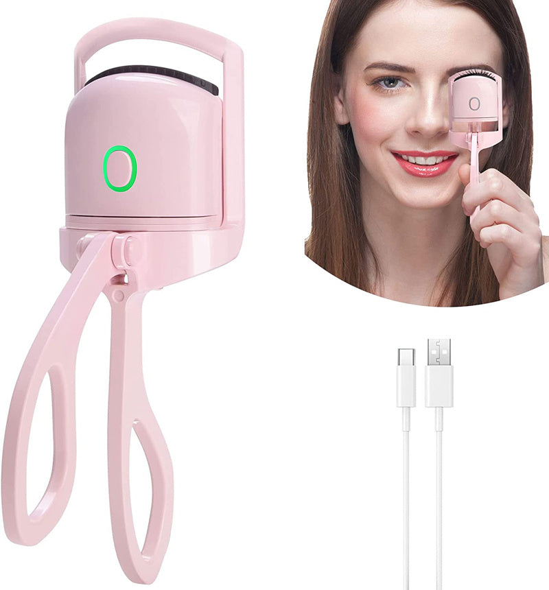 Portable Heated Eyelash Curler - Long-Lasting Lift, USB Rechargeable - Sozofy